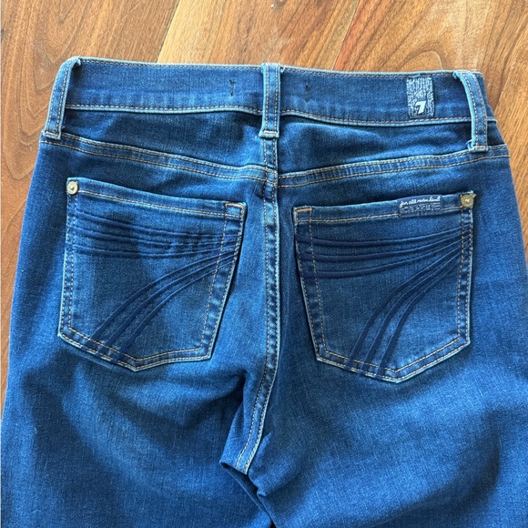 7 for All Mankind Dojo Trouser Stretch Jean Sz 24x32 - Picture 7 of 10